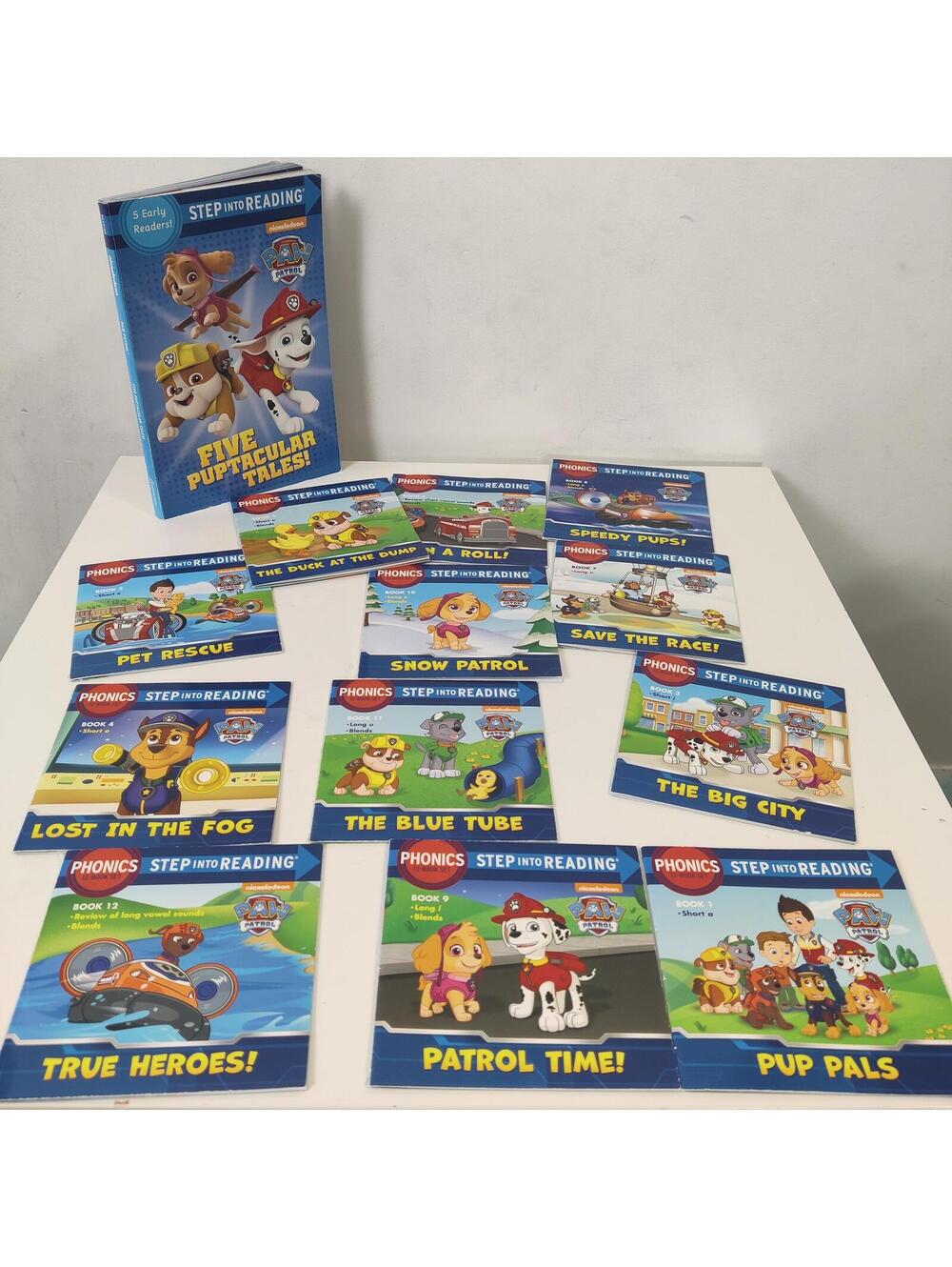 PAW Patrol Step Into Reading Phonics Book Lot